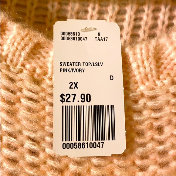 NWT Forever 21+ Ombré Sweater Size 2x - Picture 3 of 3